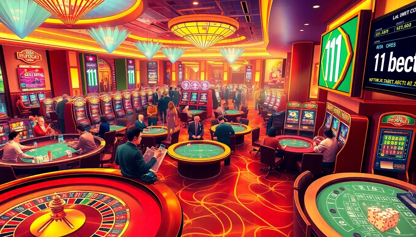 Experience thrilling moments of gambling at https://11bet.ac/ featuring an exciting casino floor with poker and roulette games.